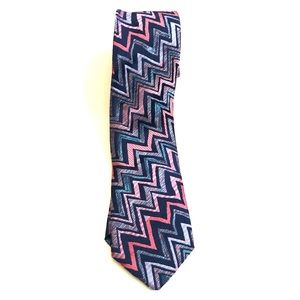 Misssoni multi colored silk tie